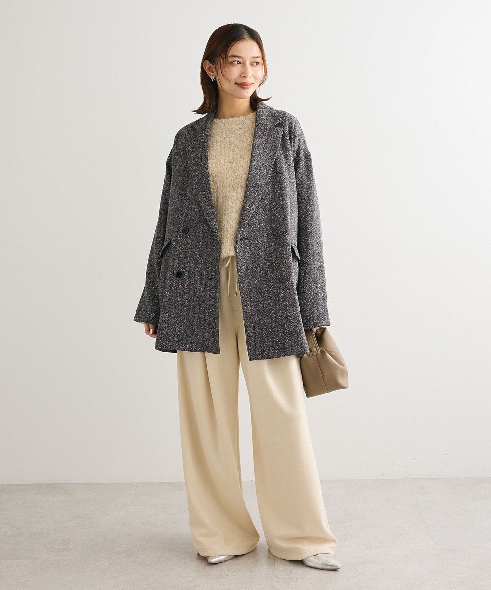 Green Parks ブークレＭＩＸニットチュニック 