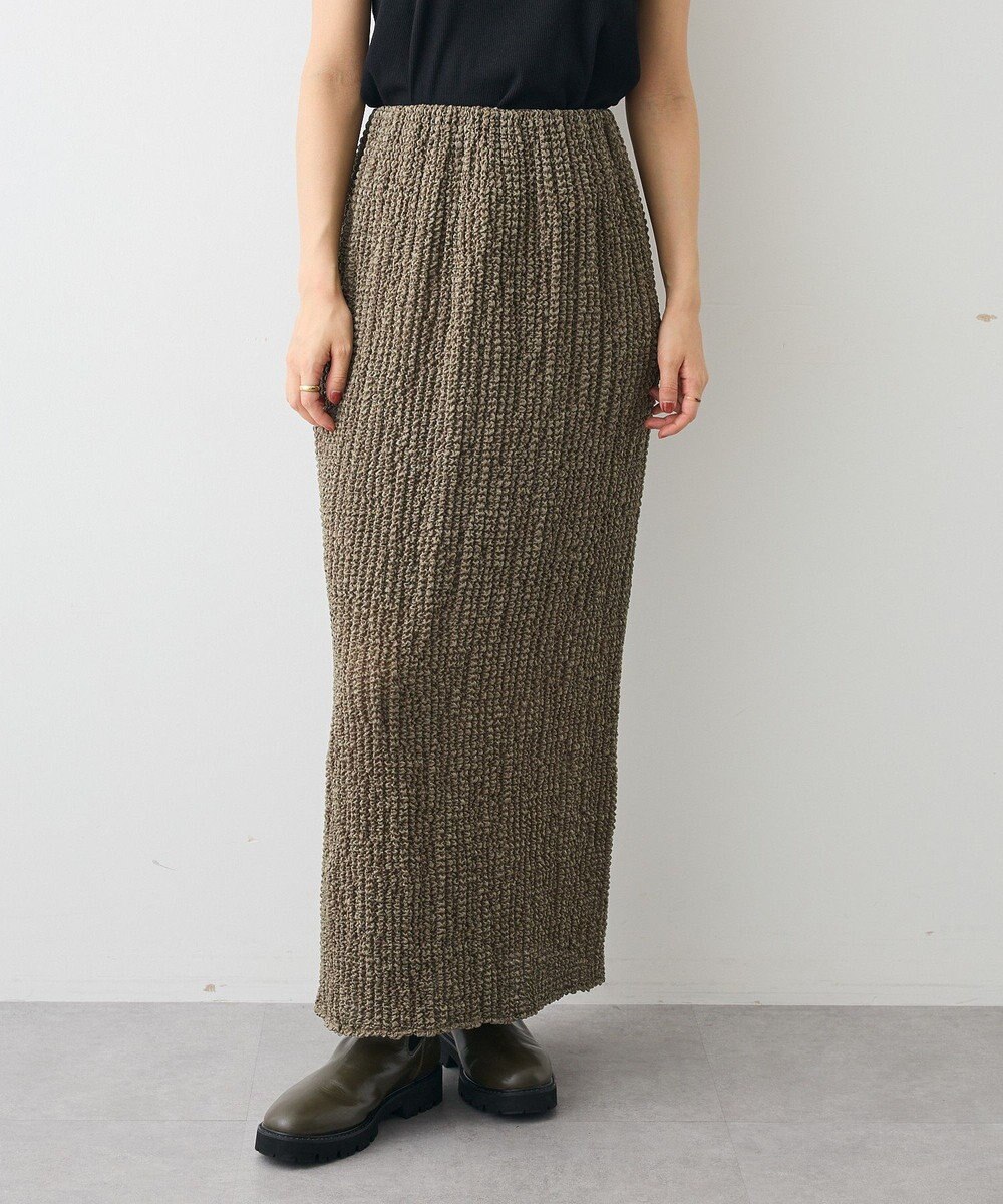 CRAFT STANDARD BOUTIQUE シャーリングジャガードスカート 