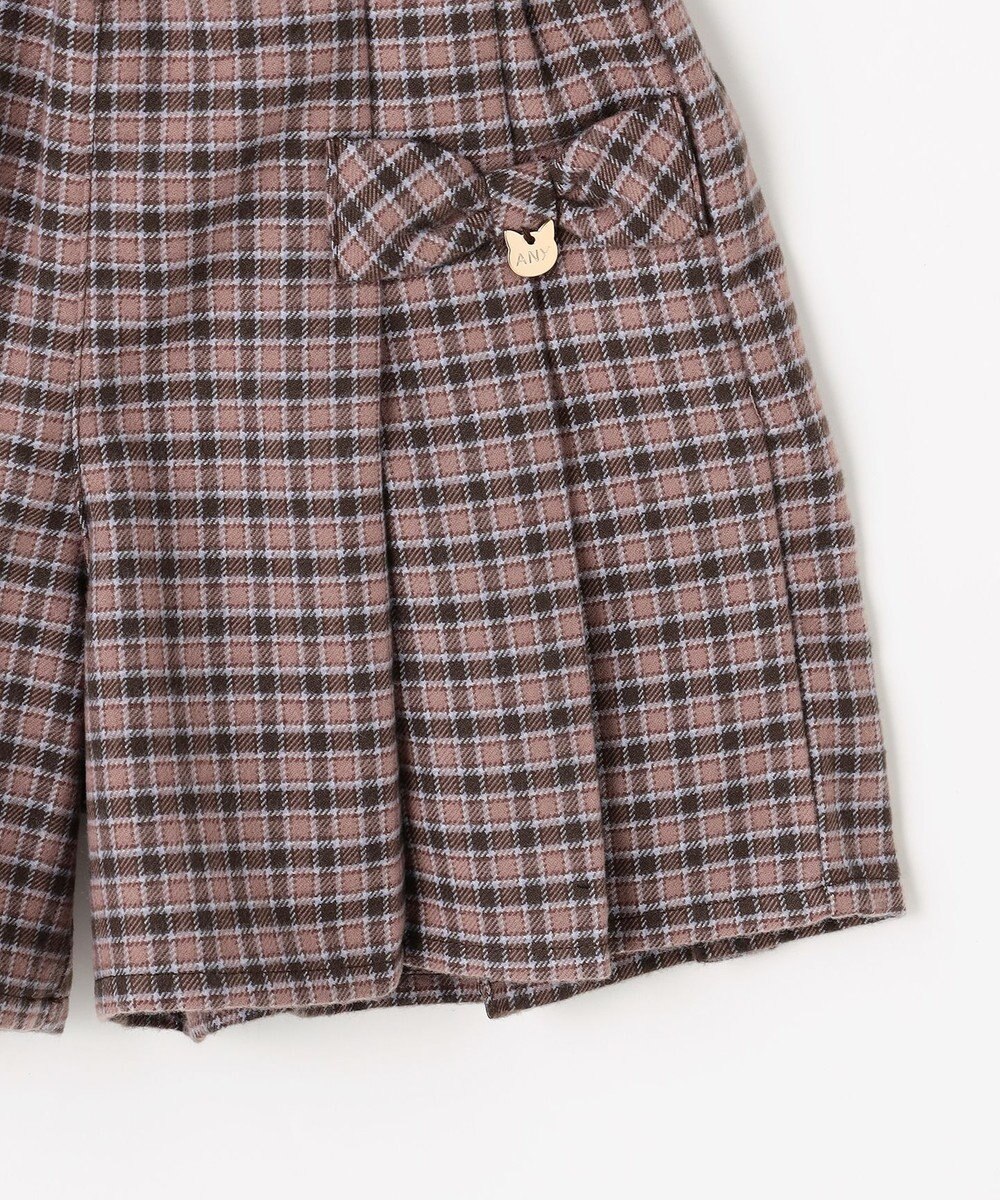 ANY KIDS チェック柄 ショートパンツ 