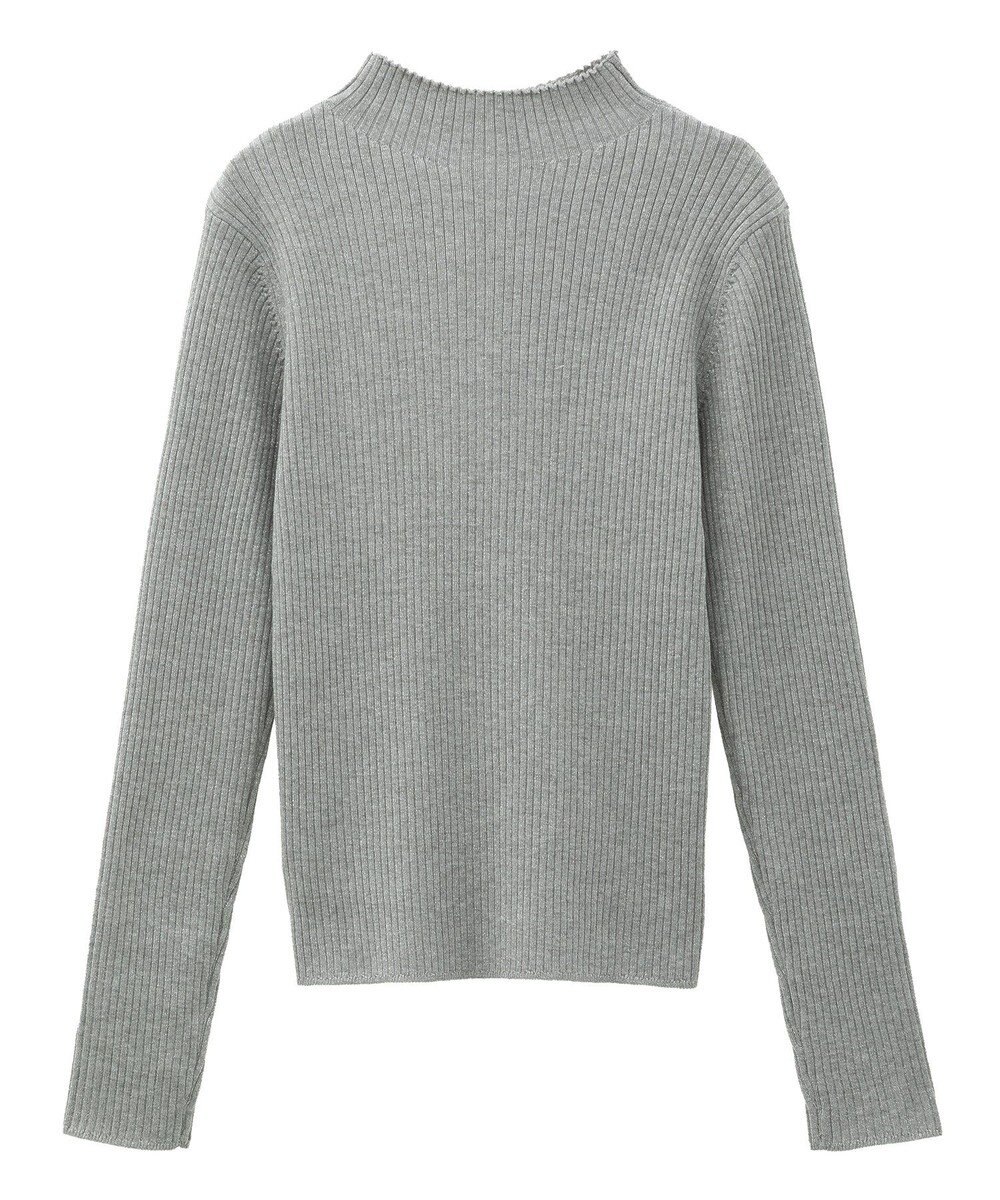 YECCA VECCA ラメ混ハイネックリブニット 