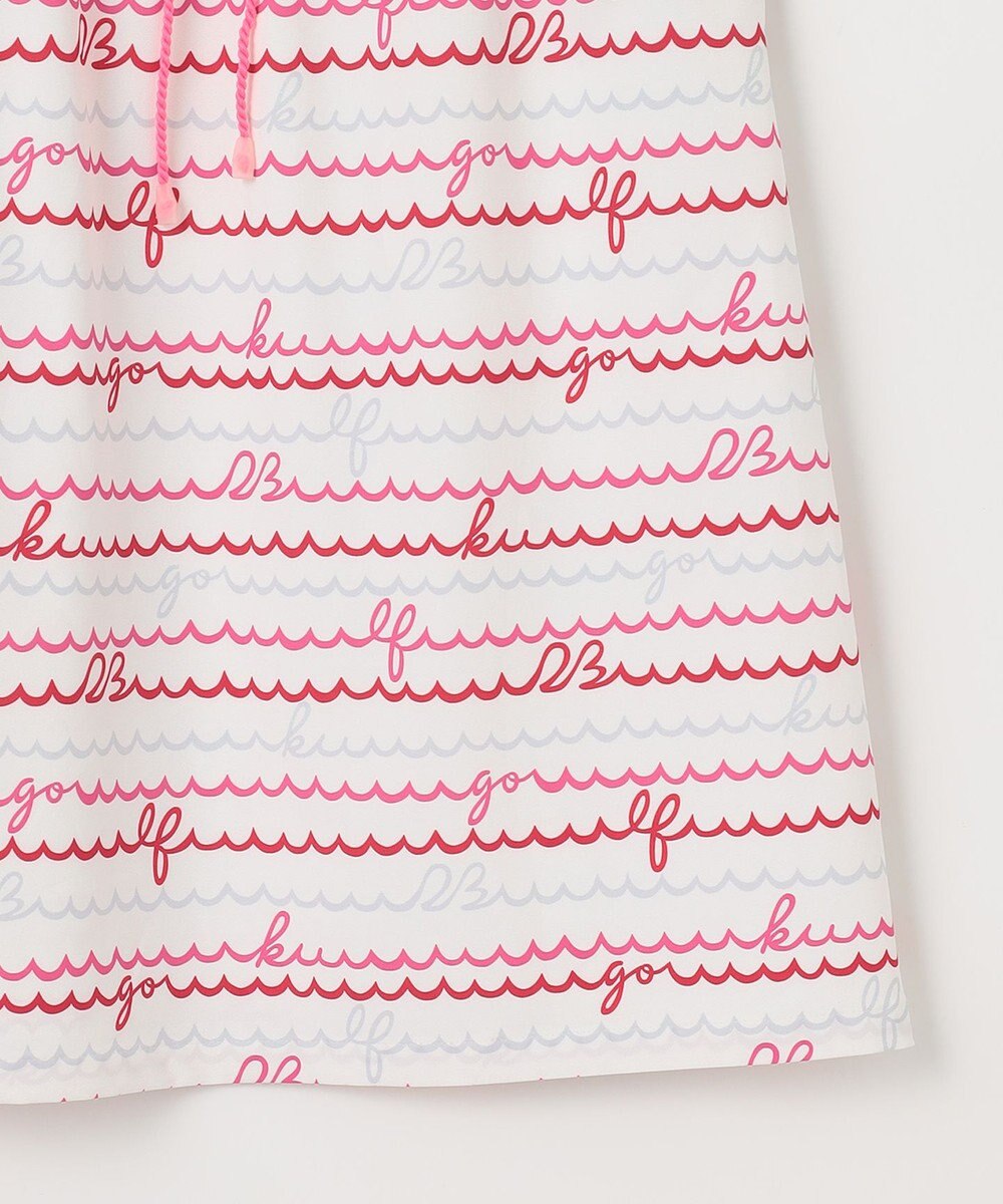 23区GOLF 機能素材で快適なラウンドを【WOMEN】ウェーブロゴ柄 ワンピース 