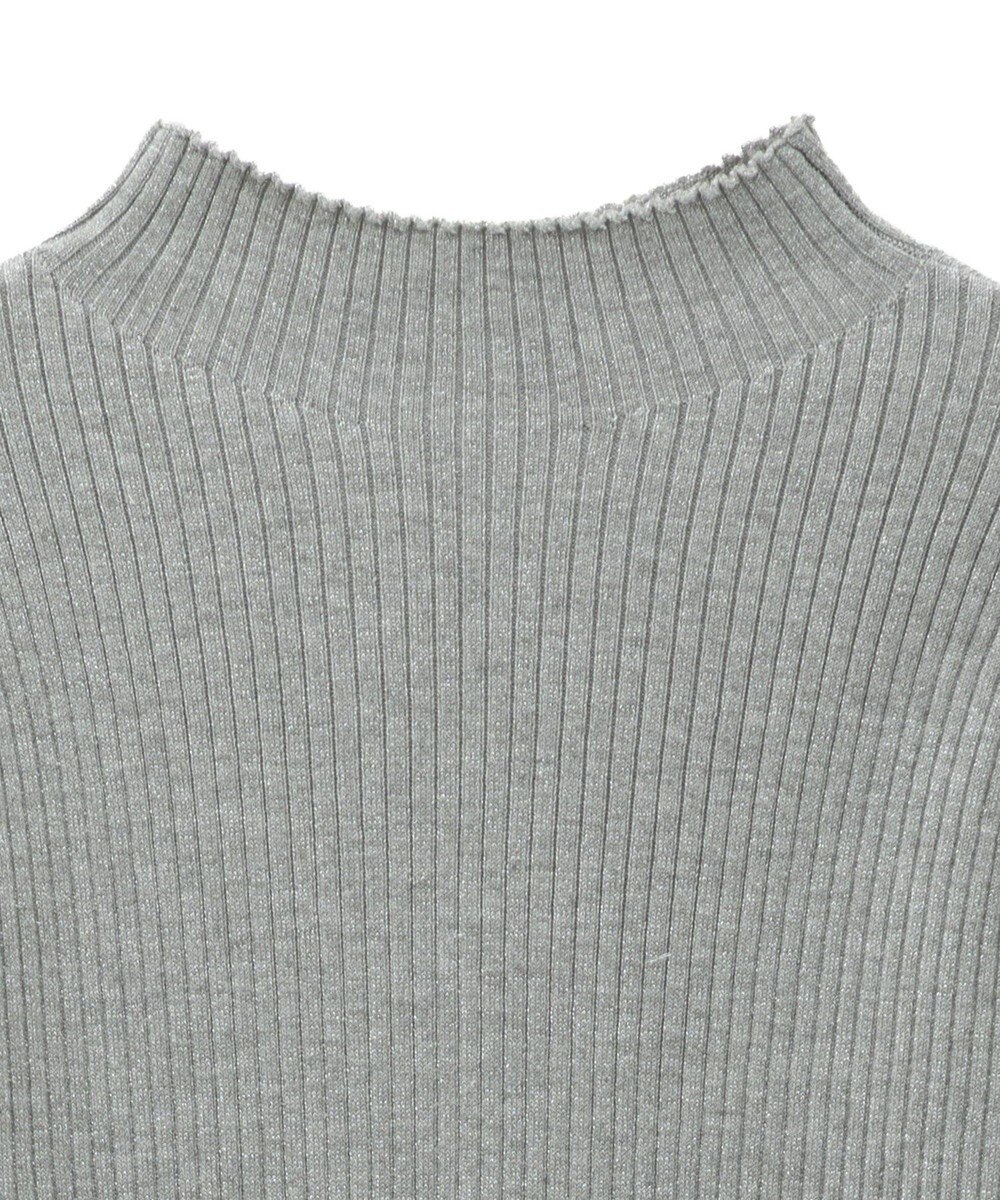YECCA VECCA ラメ混ハイネックリブニット 