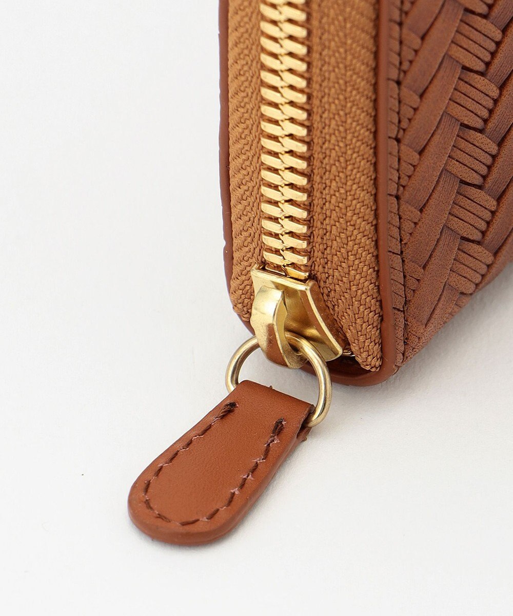 JOSEPH ABBOUD 【長財布】カウレザー エンボスメッシュ 