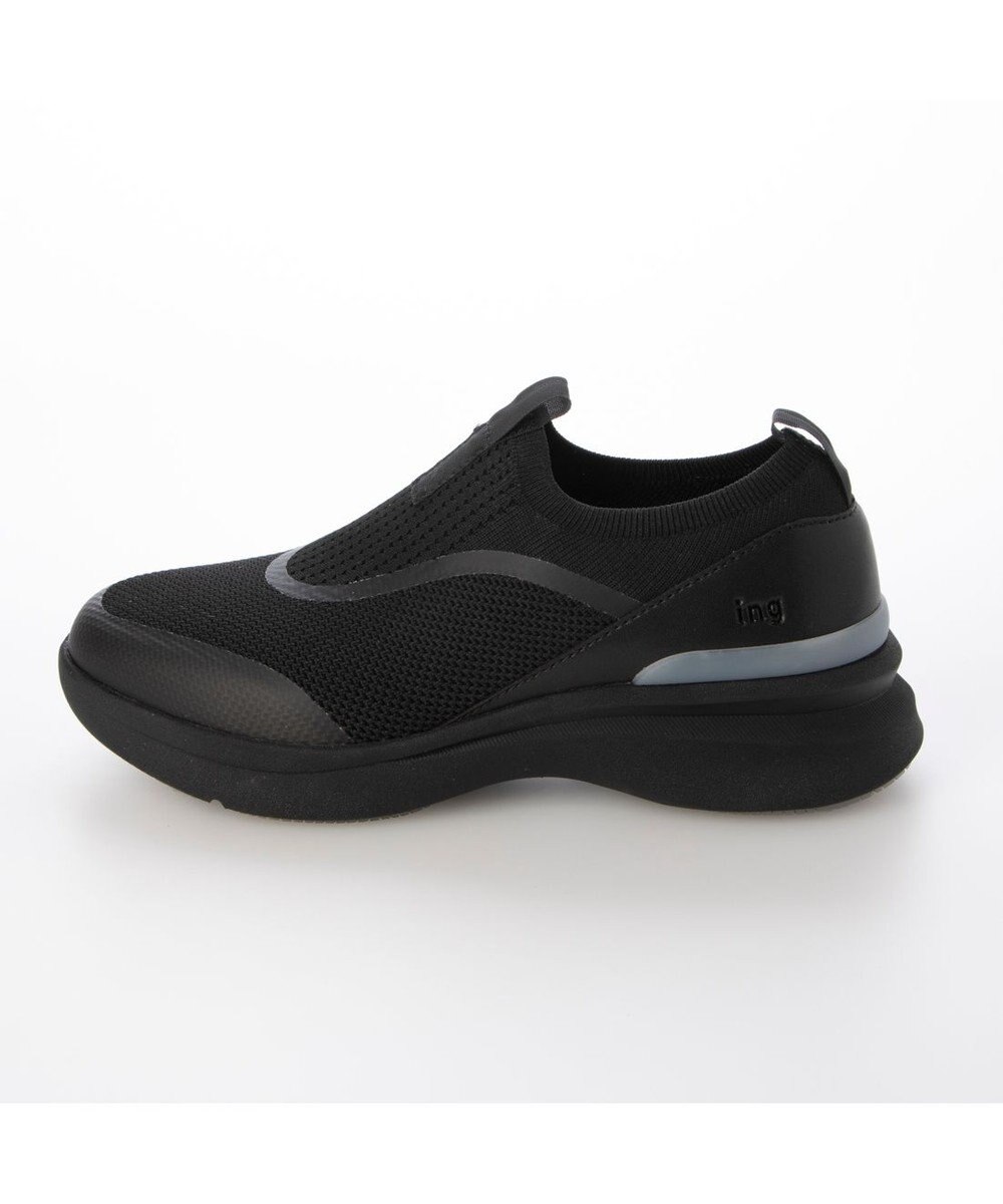 ing <ing>【レイン対応】ニットスリッポンスニーカー 