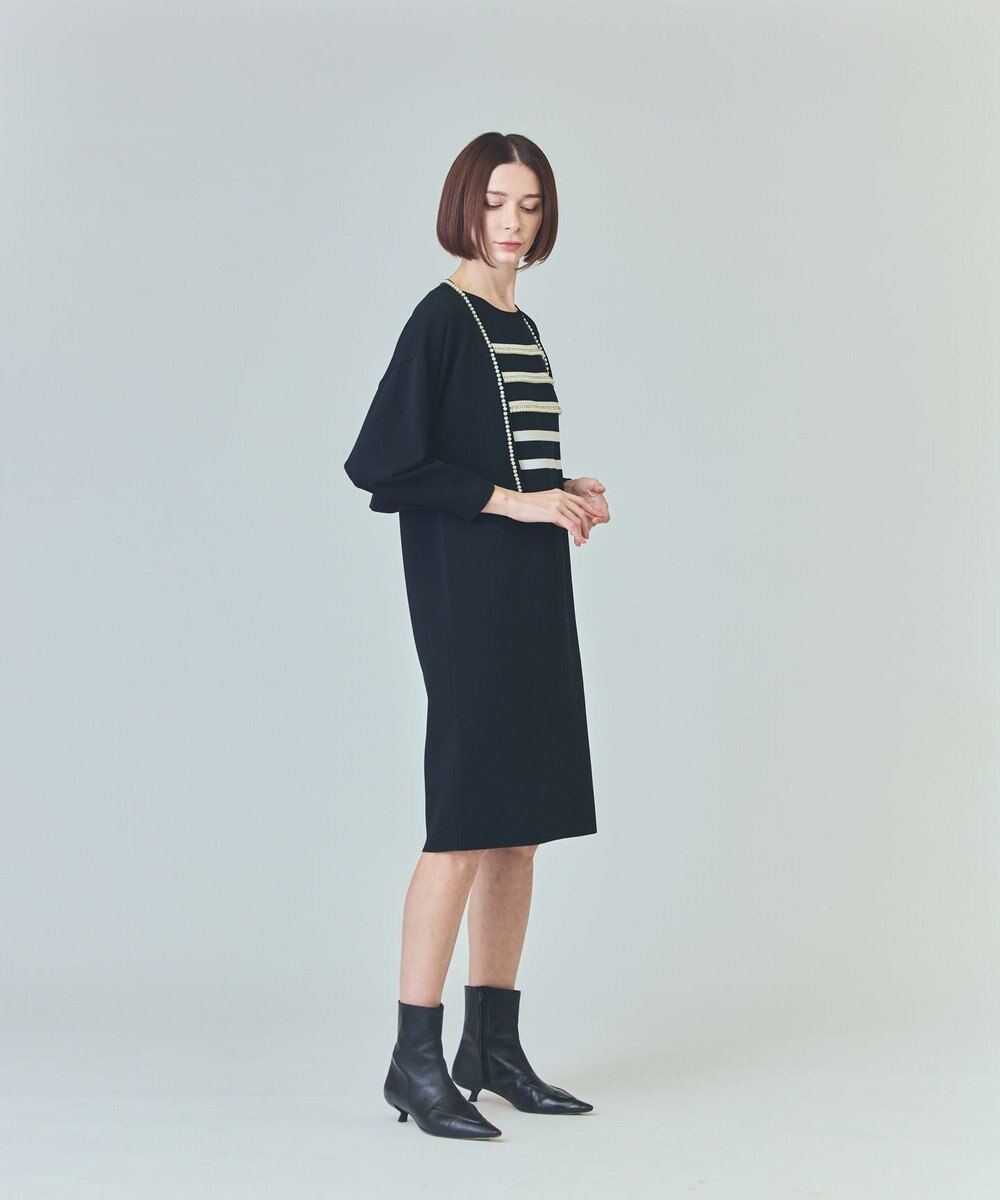 GRACE CONTINENTAL パールショートカーディガン 