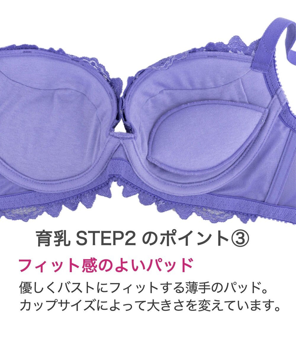 BRADELIS New York 【BRADELIS New York】ベルステップ２ブラ23S1 高さを出してシャープなバストをつくる育乳補整ブラ 