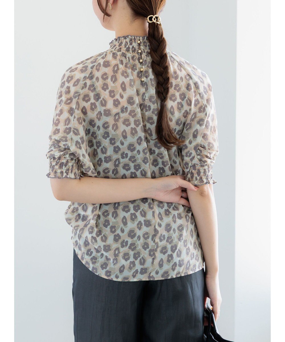 Te chichi パターンアソートシャーリングブラウス 