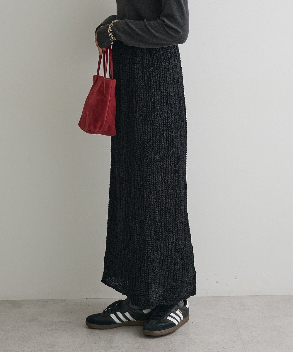 CRAFT STANDARD BOUTIQUE シャーリングジャガードスカート 