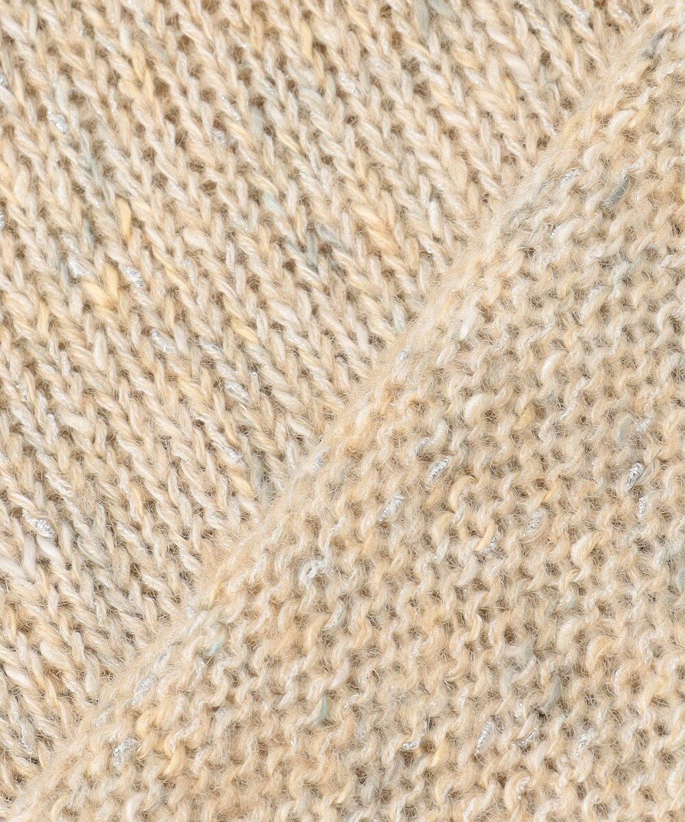 J.PRESS LADIES 【洗える】WARMY LUREX Vネック ニット 