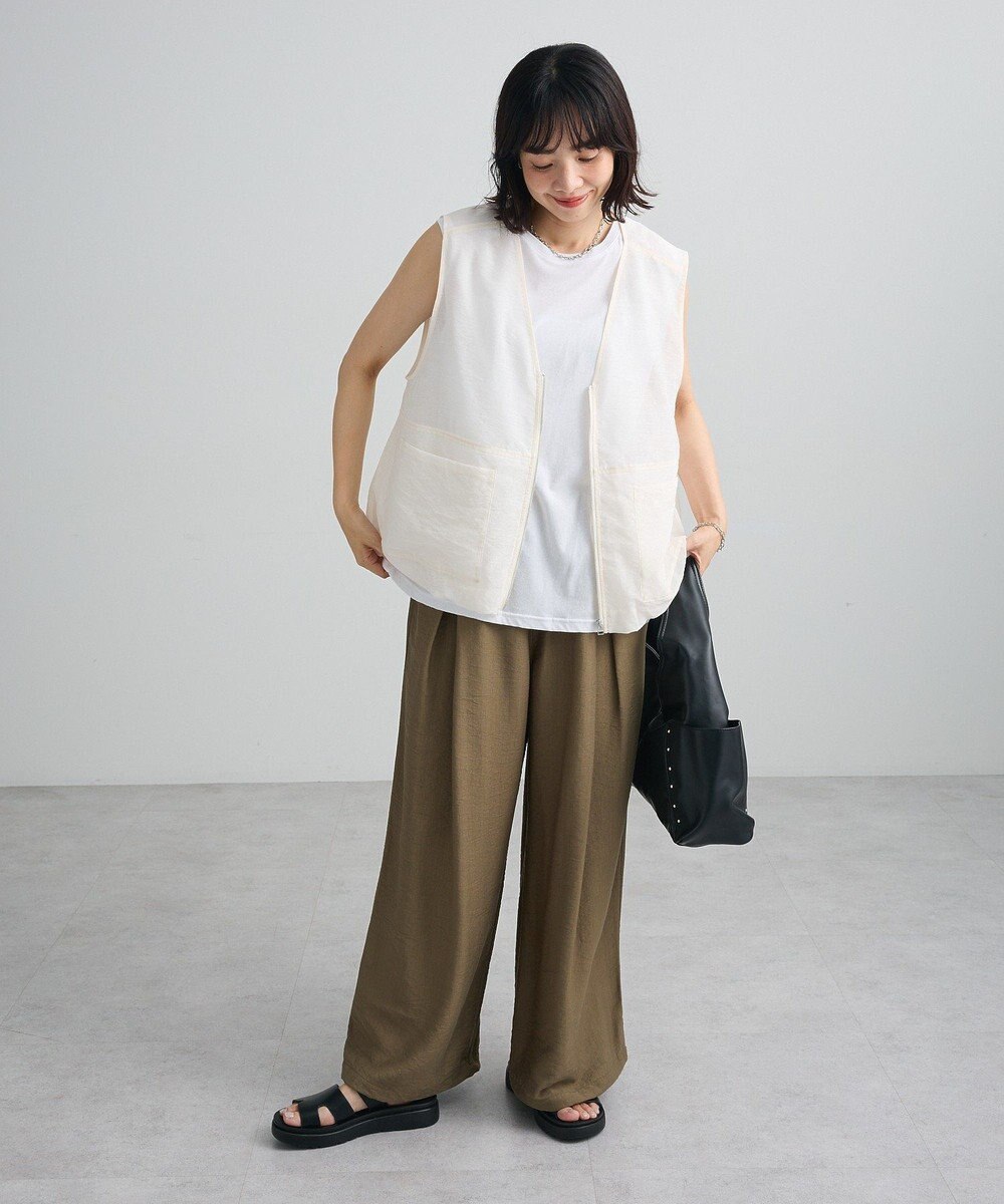 Green Parks シアーノースリーブプルオーバー 