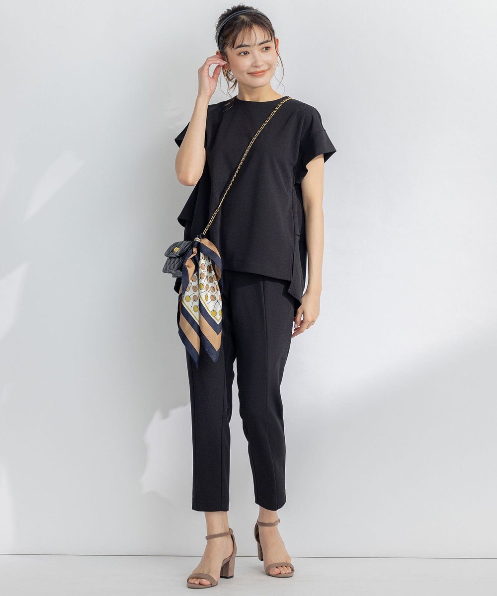 組曲 【吸湿・冷感・UVケア】スタイルアップジャージー パンツ 