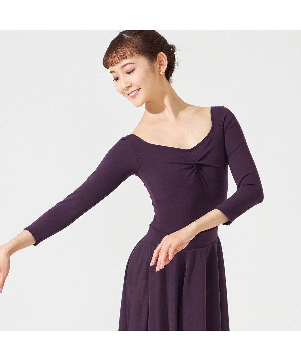 Chacott 8分袖レオタード 