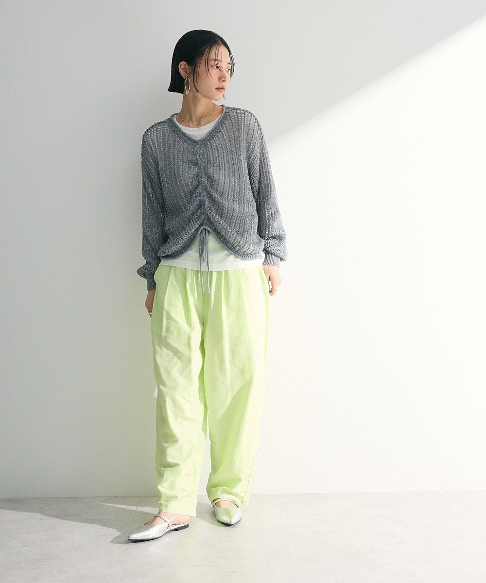 Green Parks ＳＥＴ２点２ｗａｙシャーリングニット＋インナー 