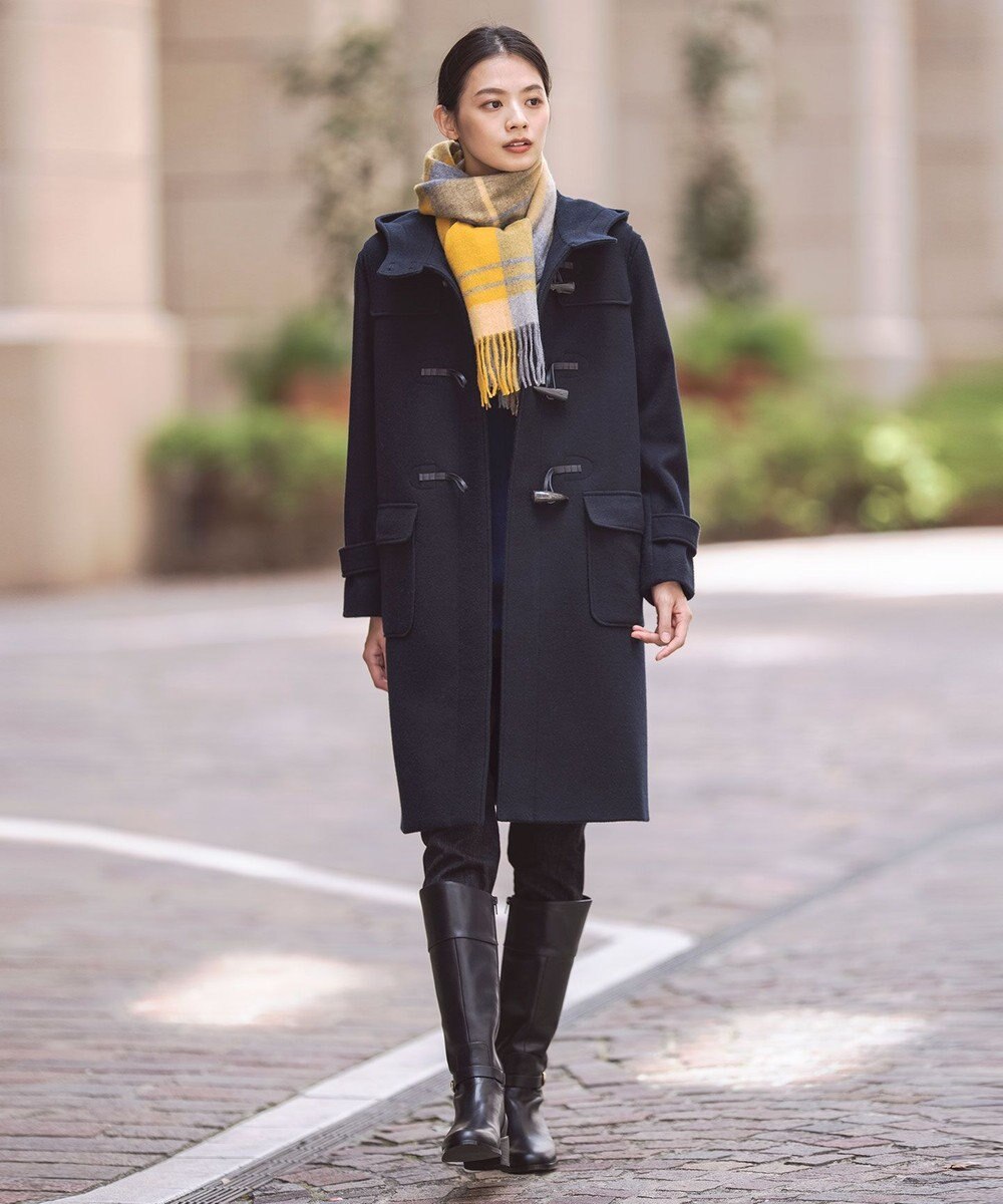 J.PRESS LADIES Jackal 140s ソフトメルトン ダッフルコート 