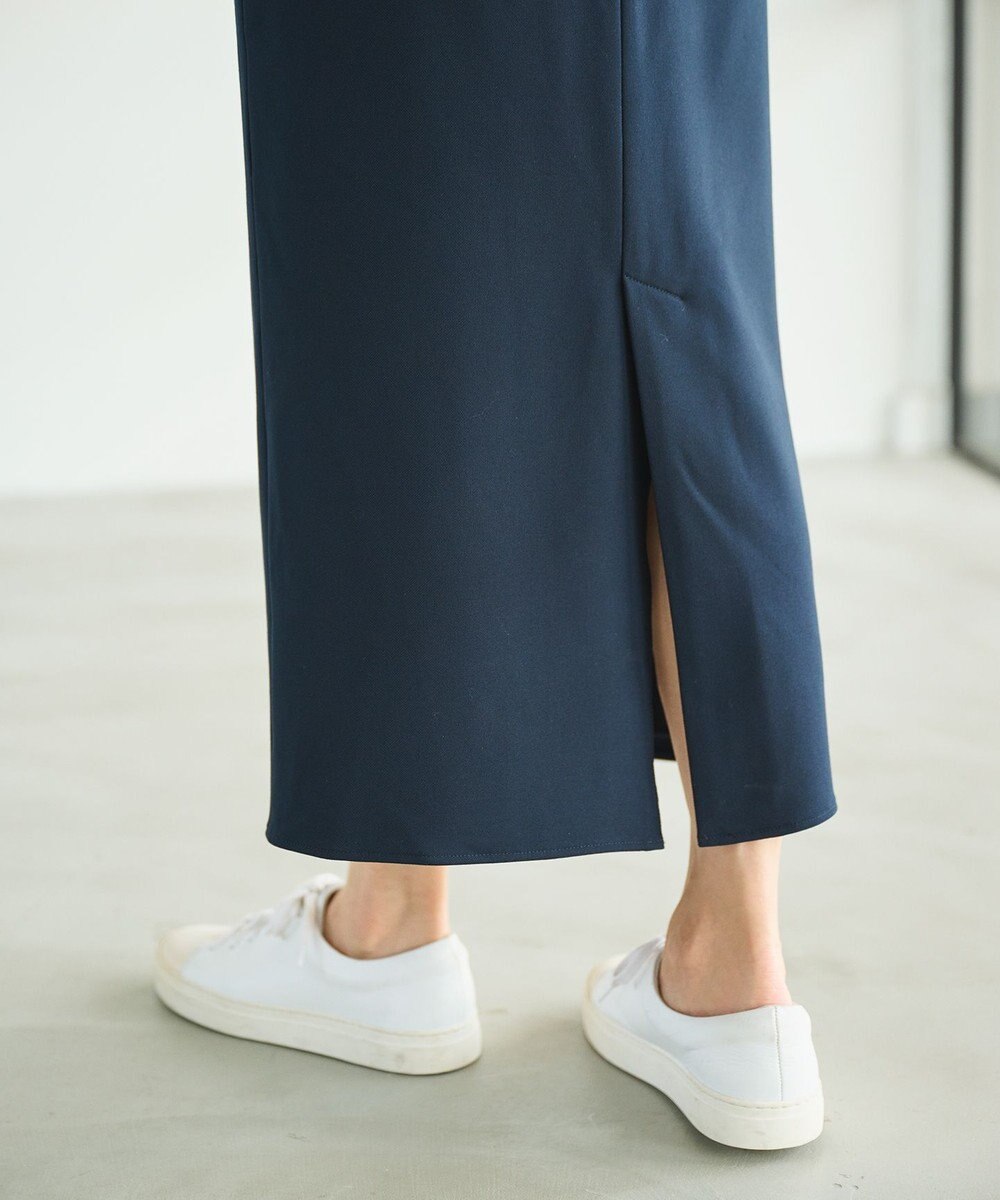 #Newans 【セレモニーにも】〈亀恭子さんコラボ〉美シルエットロングタイトスカート 