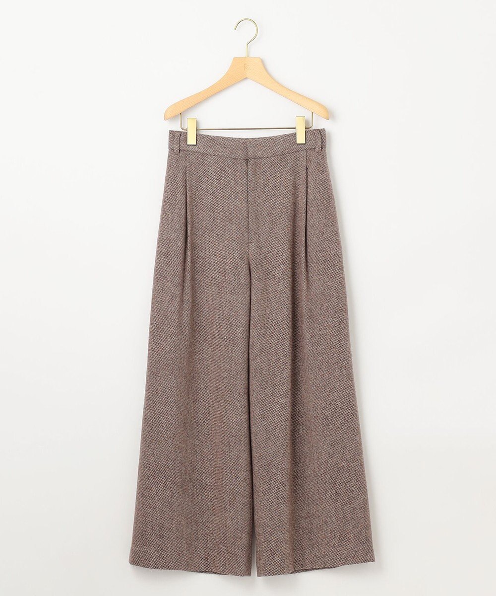 組曲 S ネコアシツィード ワイドパンツ 