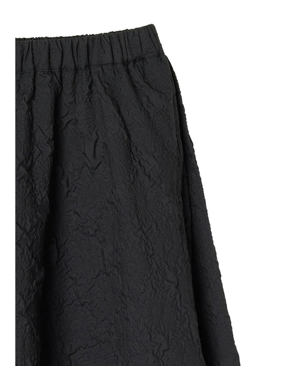 Green Parks ・ｆｕｒｒｙ　ｒａｔｅエンボスサイドタックフレアスカート 