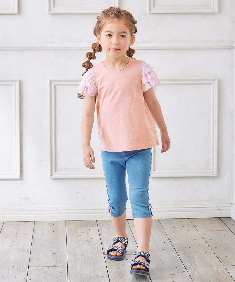 ANY KIDS 接触冷感 レインボーチュール Tシャツ 