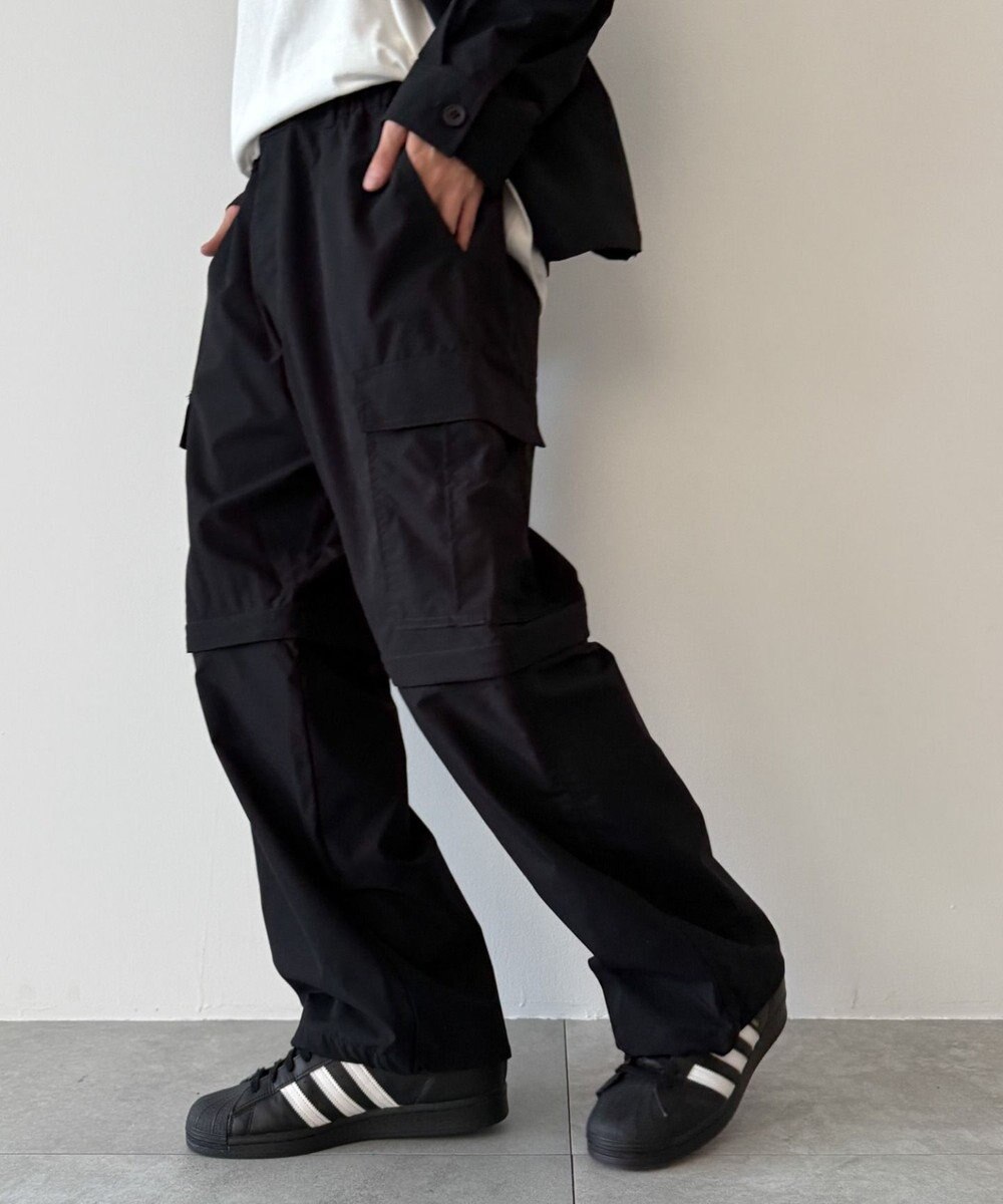 WEGO 【セットアップ対応ITEM】2WAYリップストップカーゴパンツ 