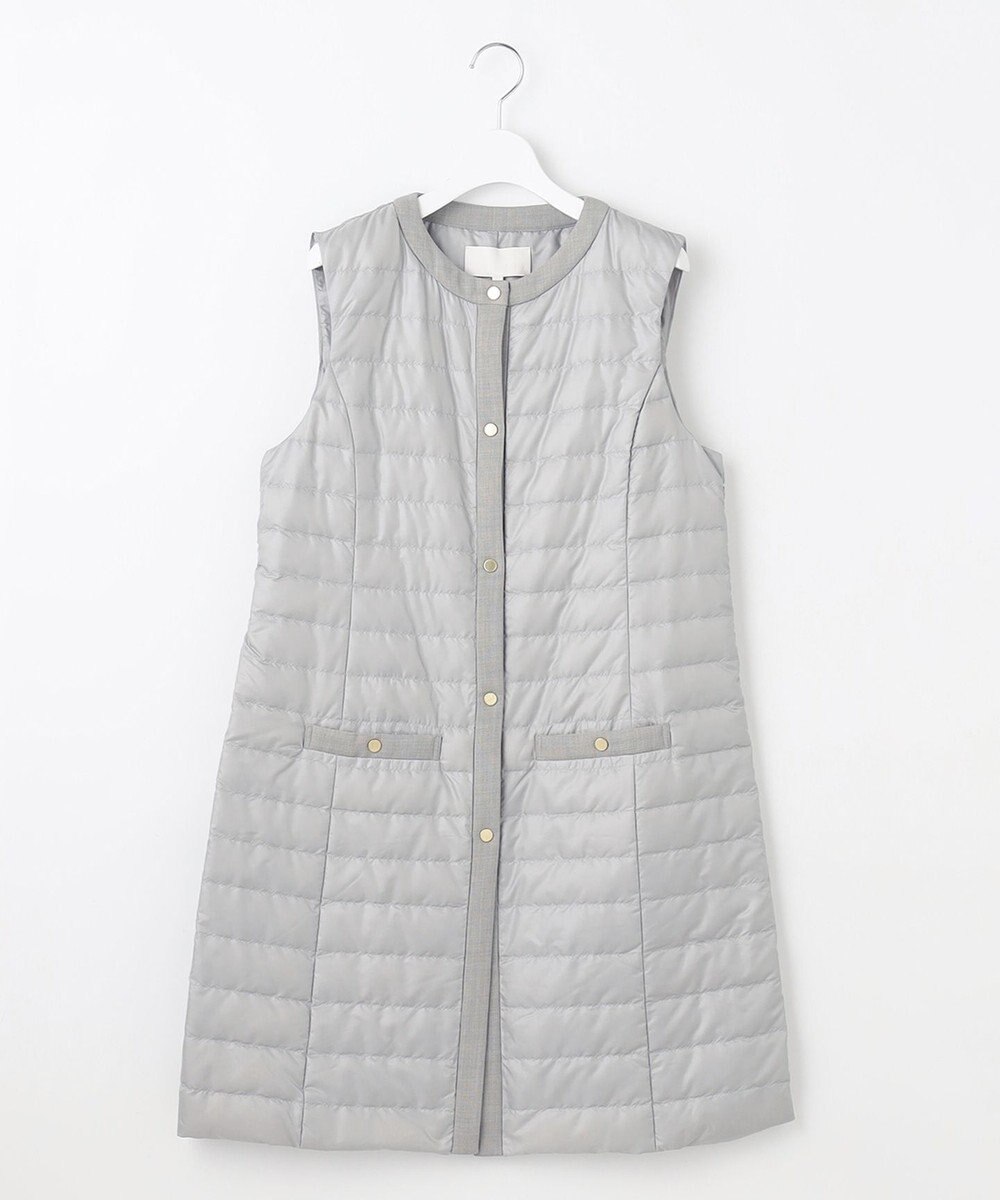 自由区 【洗える】ライトダウン ジレ 