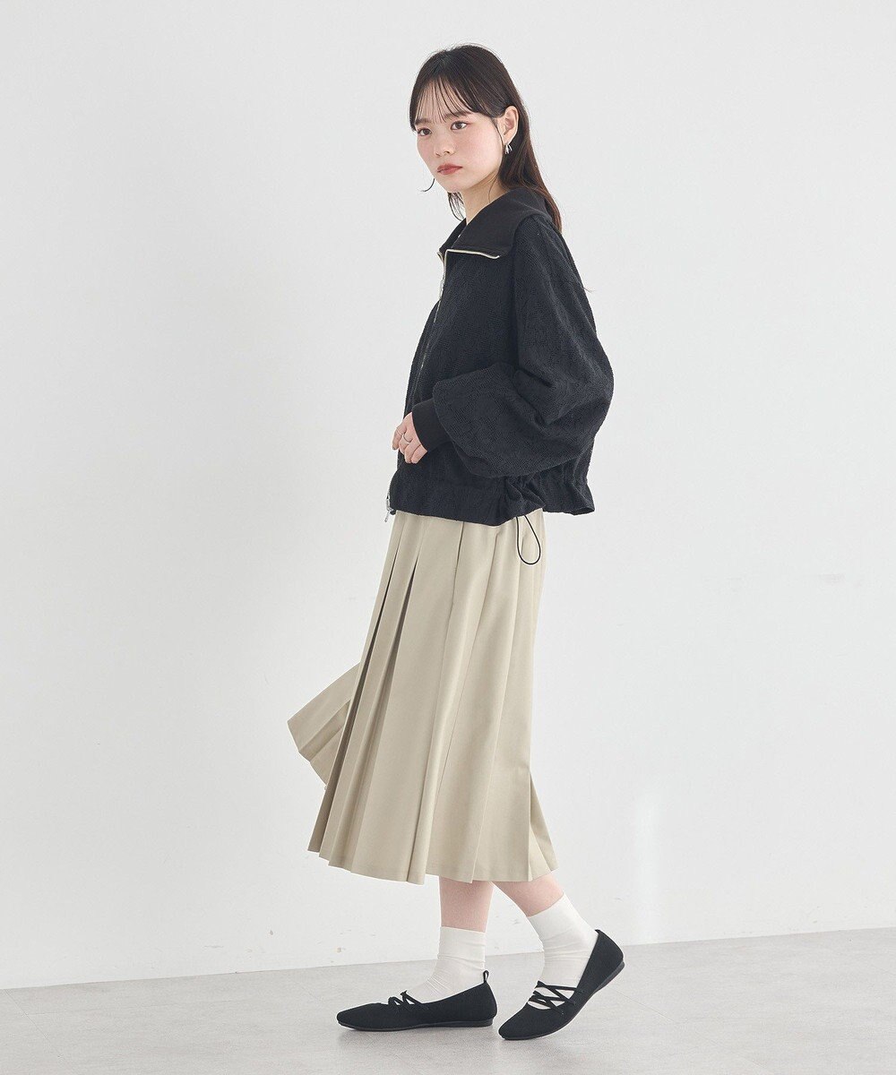 earth music&ecology 【WEB・一部店舗限定】レースリバーシブルブルゾン 