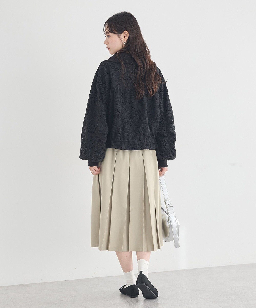 earth music&ecology 【WEB・一部店舗限定】レースリバーシブルブルゾン 