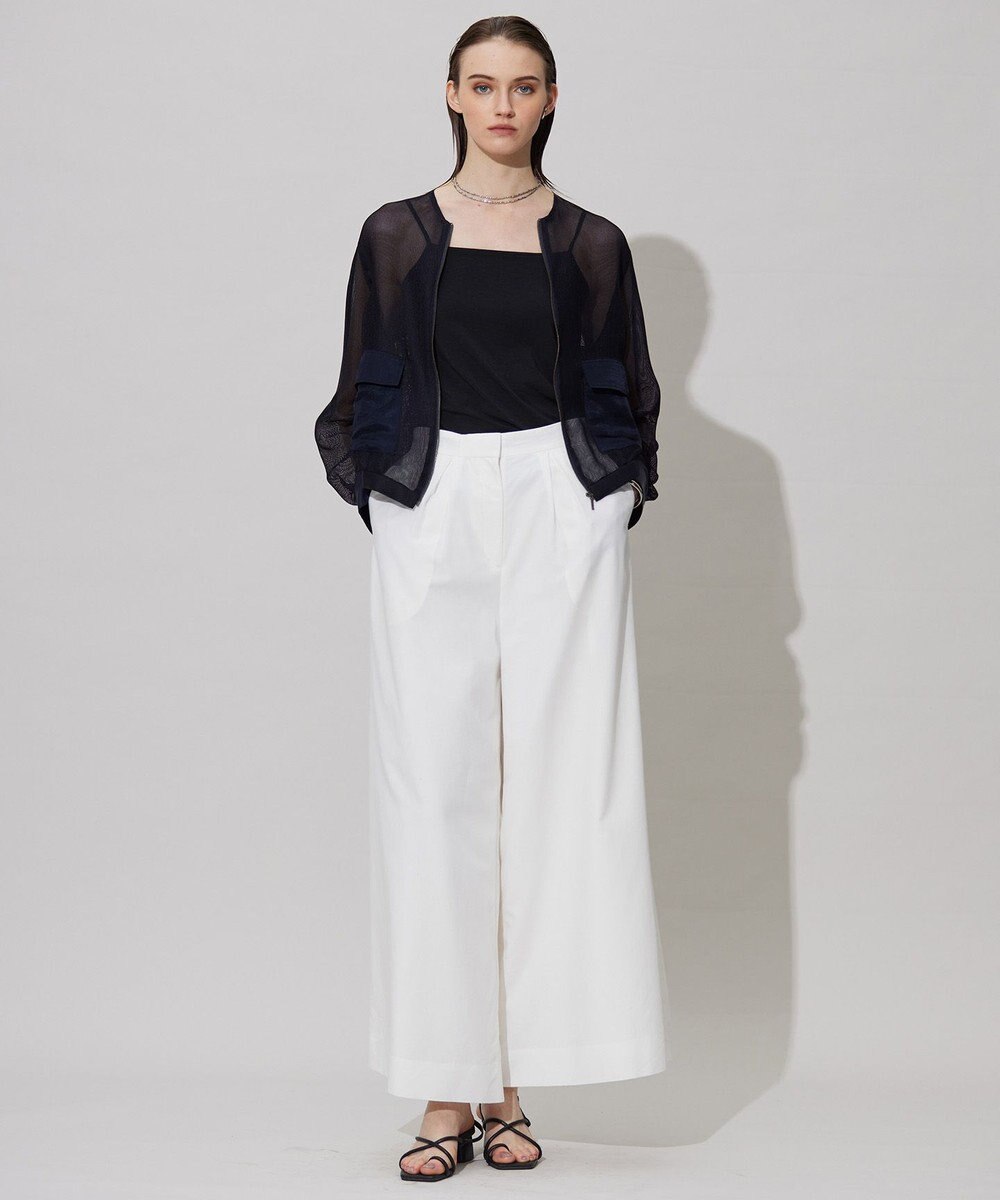 ICB L 【洗える】Ta/Peメッシュ ブルゾン 