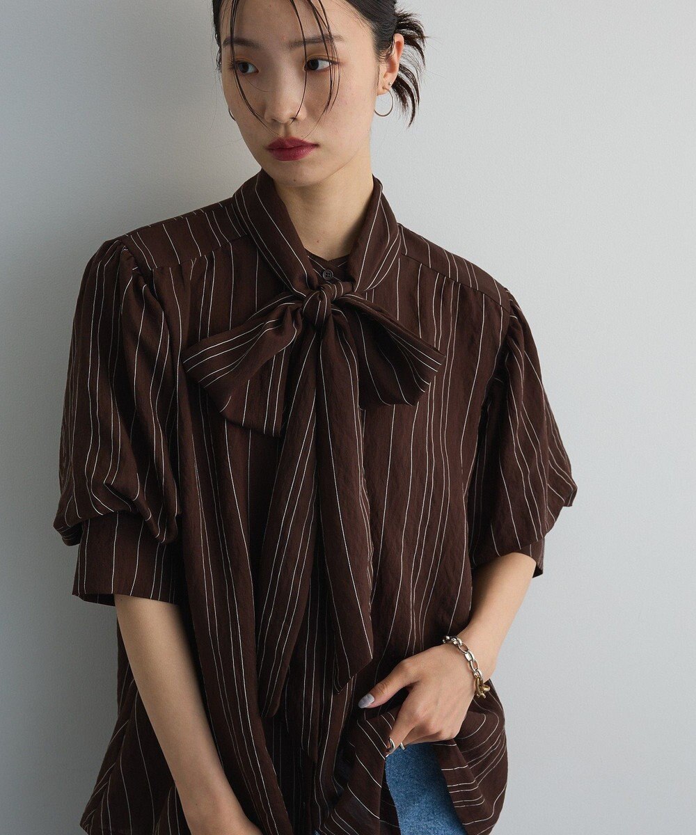 Green Parks ２ＷＡＹボウタイバルーンスリーブブラウス 