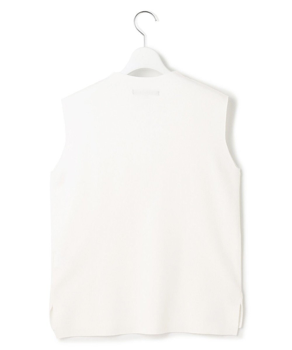 23区 L 【洗える/吊り干しOK】ヴィスコースストレッチ ノースリーブ ニット 