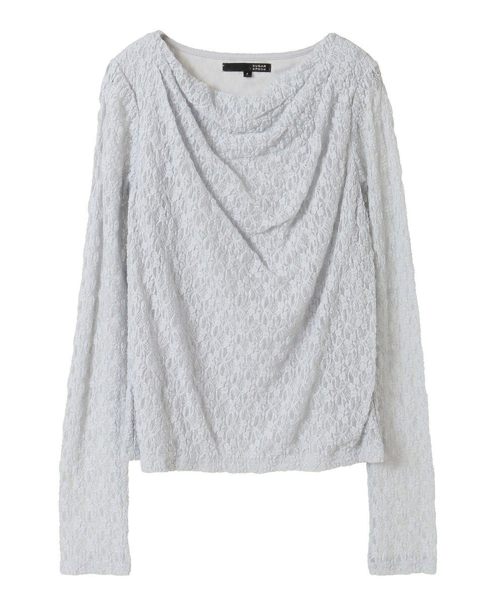 Green Parks ・ＳＵＧＡＲ　ＳＰＯＯＮ　ドレープレースプルオーバ 