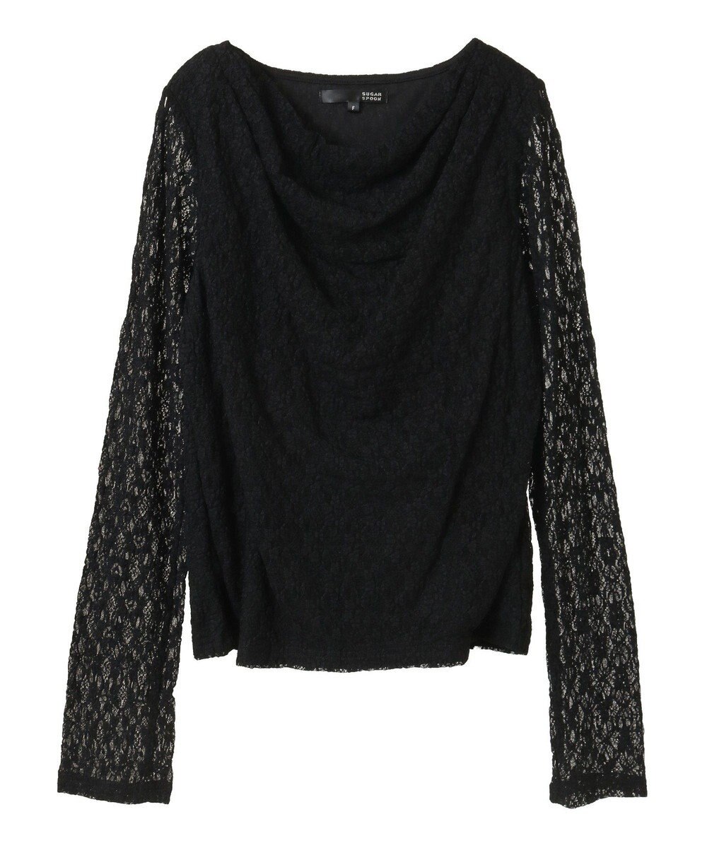 Green Parks ・ＳＵＧＡＲ　ＳＰＯＯＮ　ドレープレースプルオーバ 