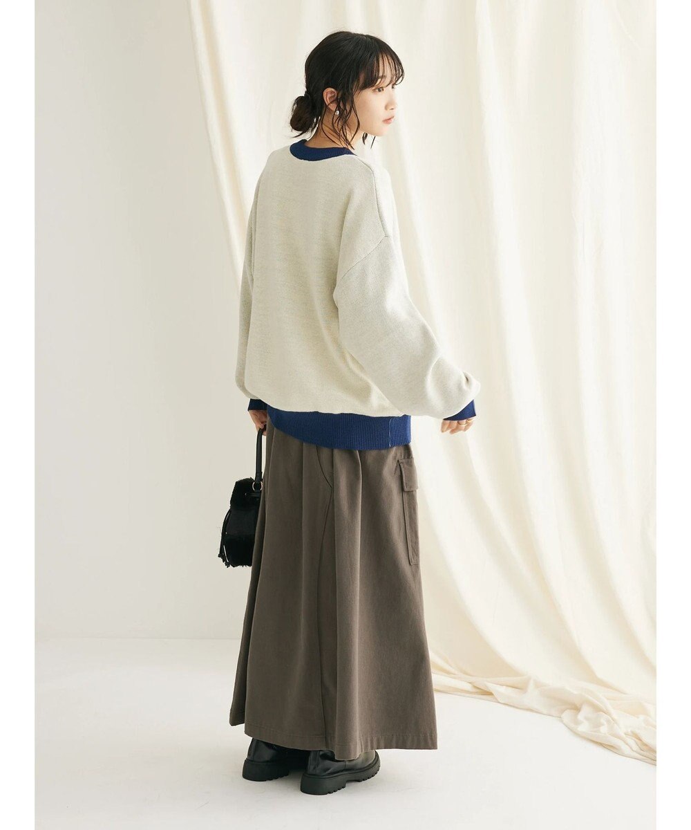 CRAFT STANDARD BOUTIQUE 綿ピーチカーゴスカート 