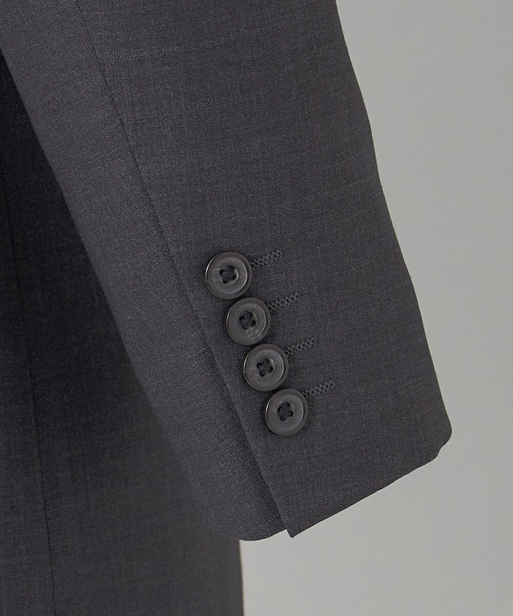 GOTAIRIKU 【オールシーズン対応】WOOL×POLYESTER ライトウェイト スーツ（グレー） 