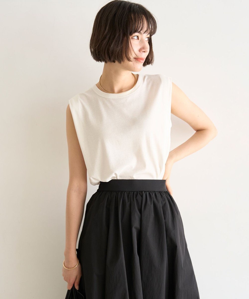 UNFILO ドライタッチフライス ノースリーブT 