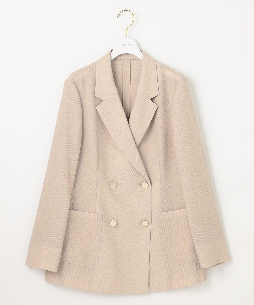 ANY SIS 【吸水速乾・洗える】シアーメッシュ ジャケット 