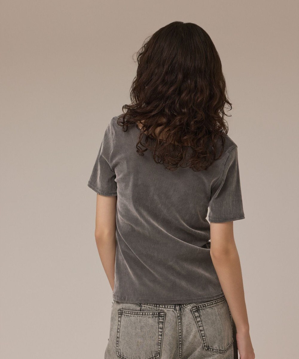 GRACE CONTINENTAL フロッキーチュールカットトップ 