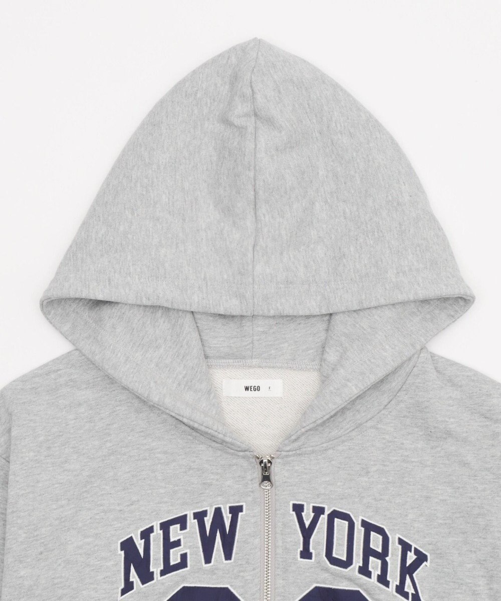 WEGO グラフィックショートZIPパーカー 