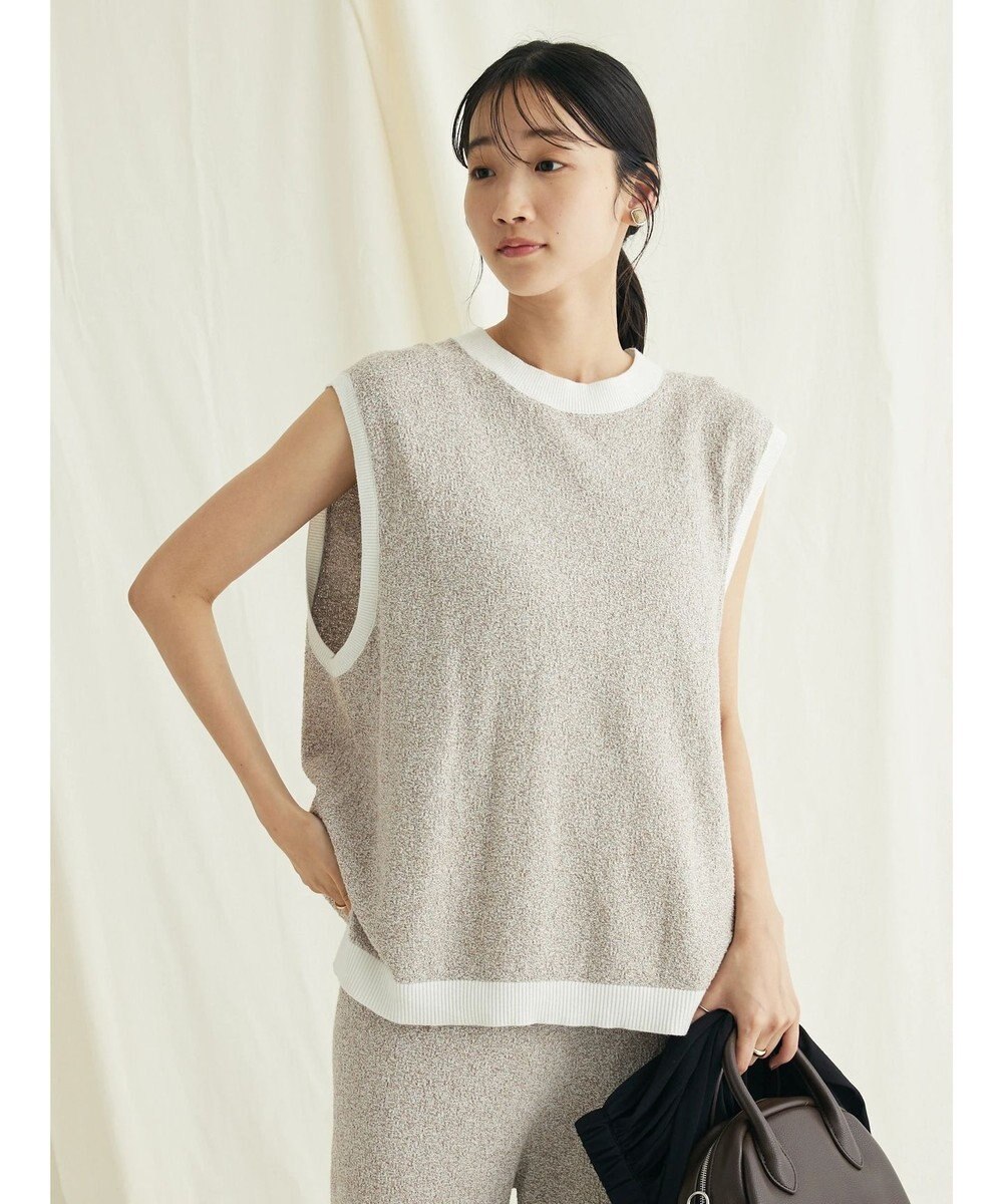 CRAFT STANDARD BOUTIQUE リンクス編みニットベスト 