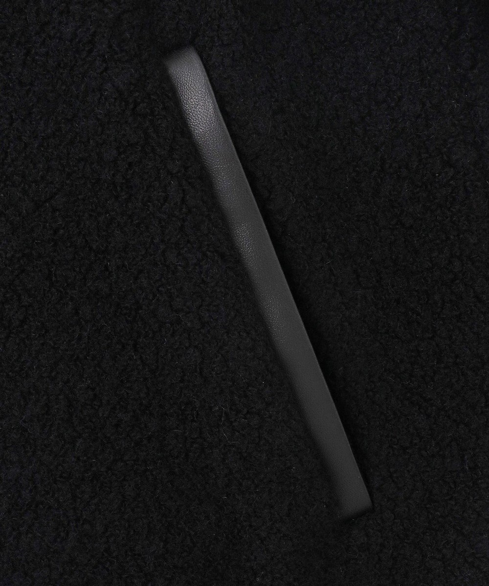 ICB 【リバーシブル着用可能】 ウールパイルキルト ミドル丈コート 