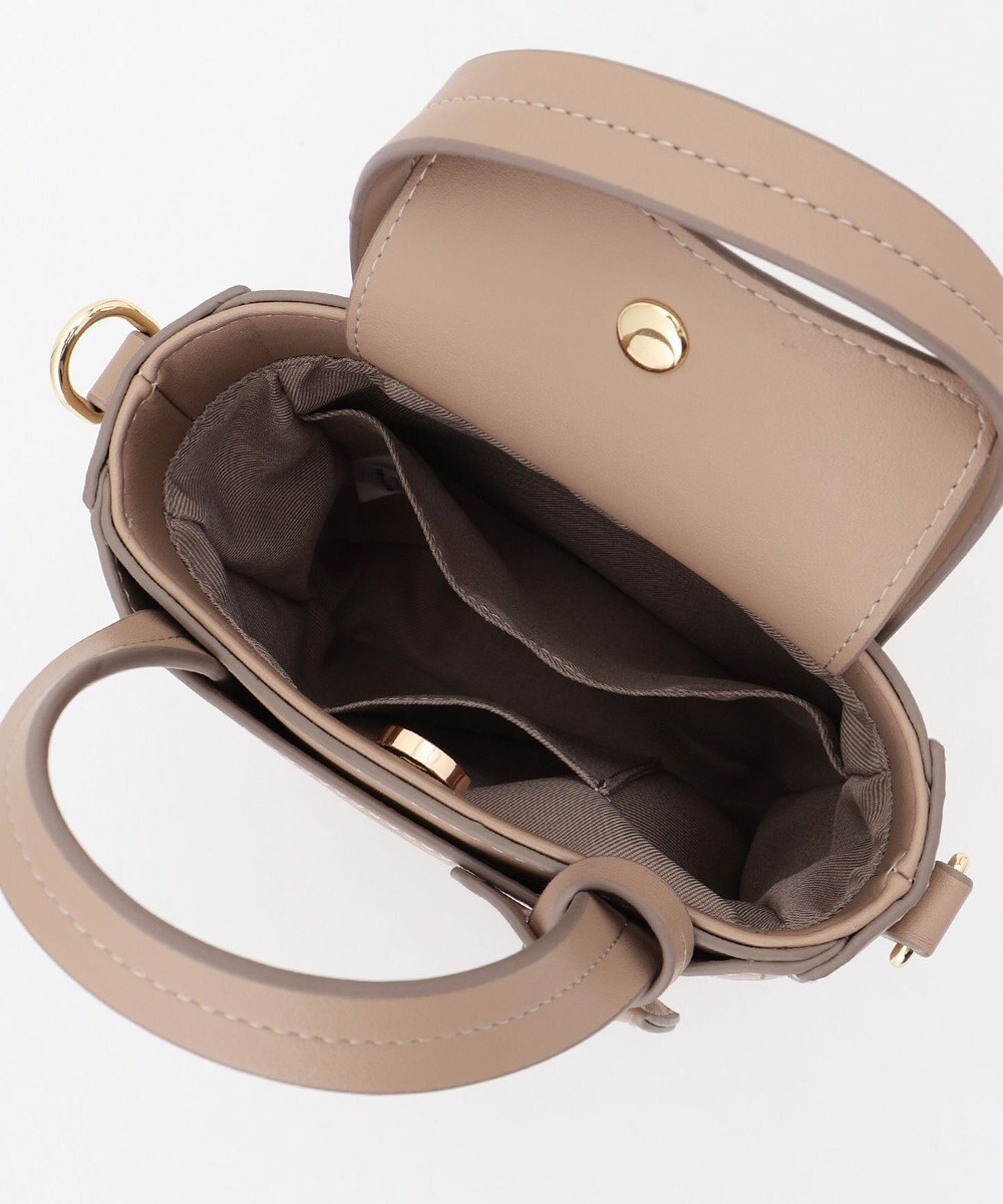 J.PRESS LADIES 【2way】スプリットレザー ナノポシェット バッグ 