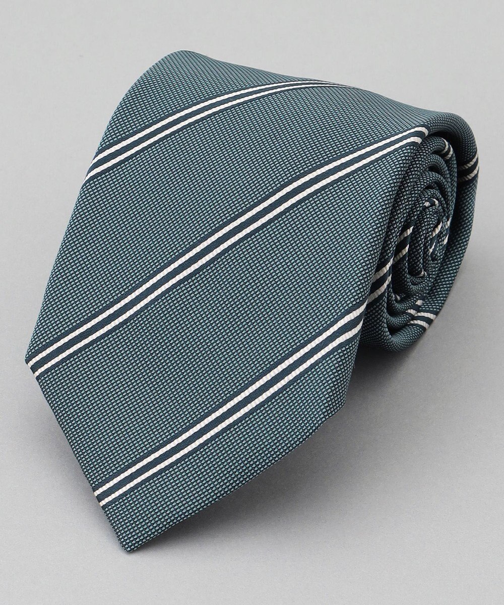 GOTAIRIKU  GOTAIRIKU別注【日本製】シルク ネクタイ_レジメンタル柄 