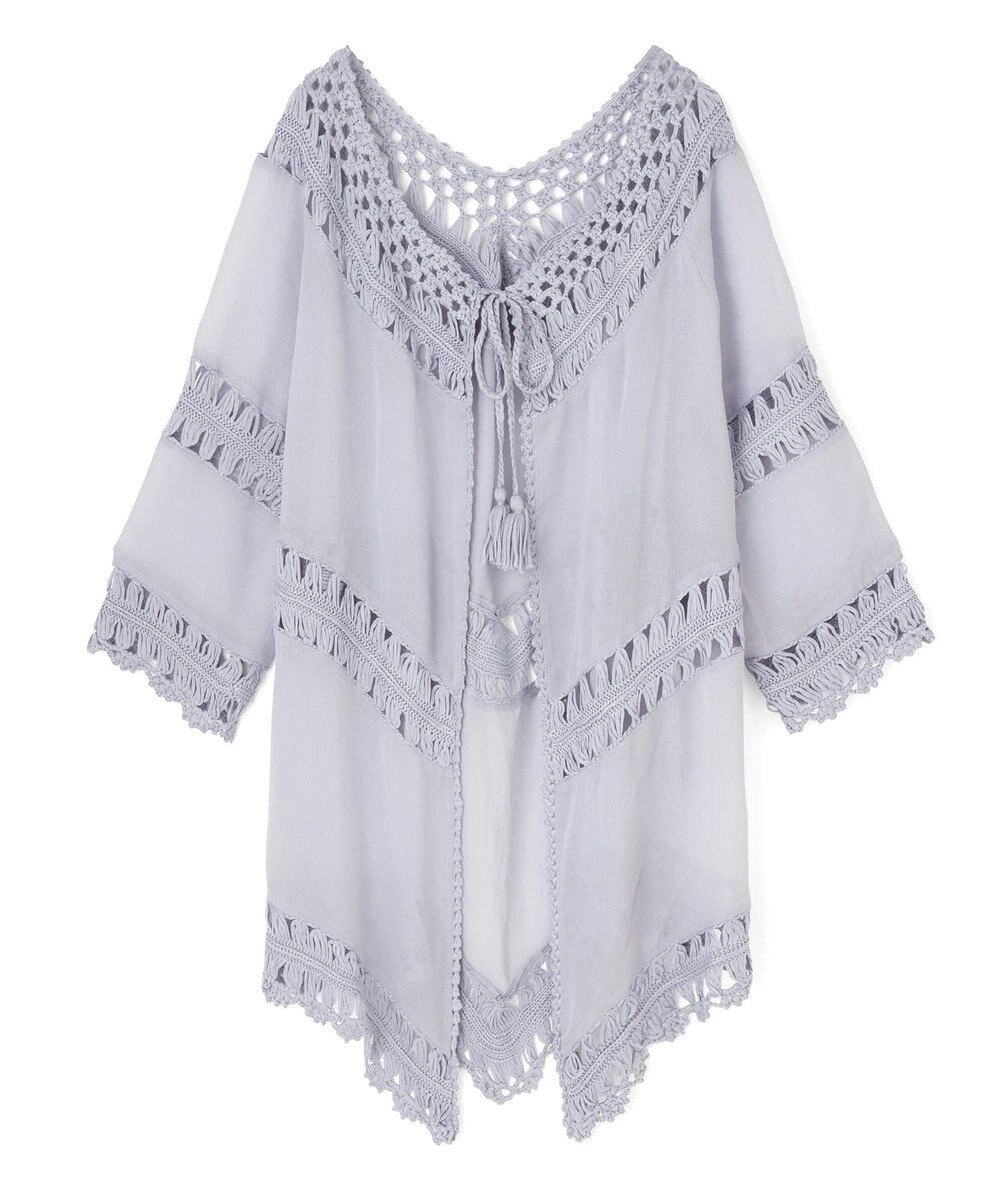 San-ai Resort（三愛水着楽園） クロシェ羽織　F　　【San-ai Resort（サンアイリゾート）】 