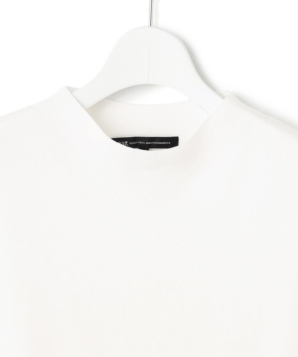 23区 L 【洗える/吊り干しOK】ヴィスコースストレッチ ノースリーブ ニット 