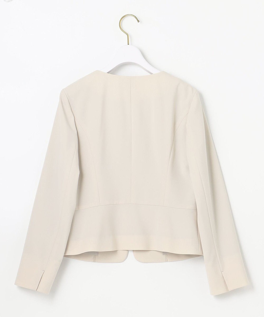 ANY SIS 【セットアップ対応】セレモニーダブルクロス ノーカラー ジャケット 