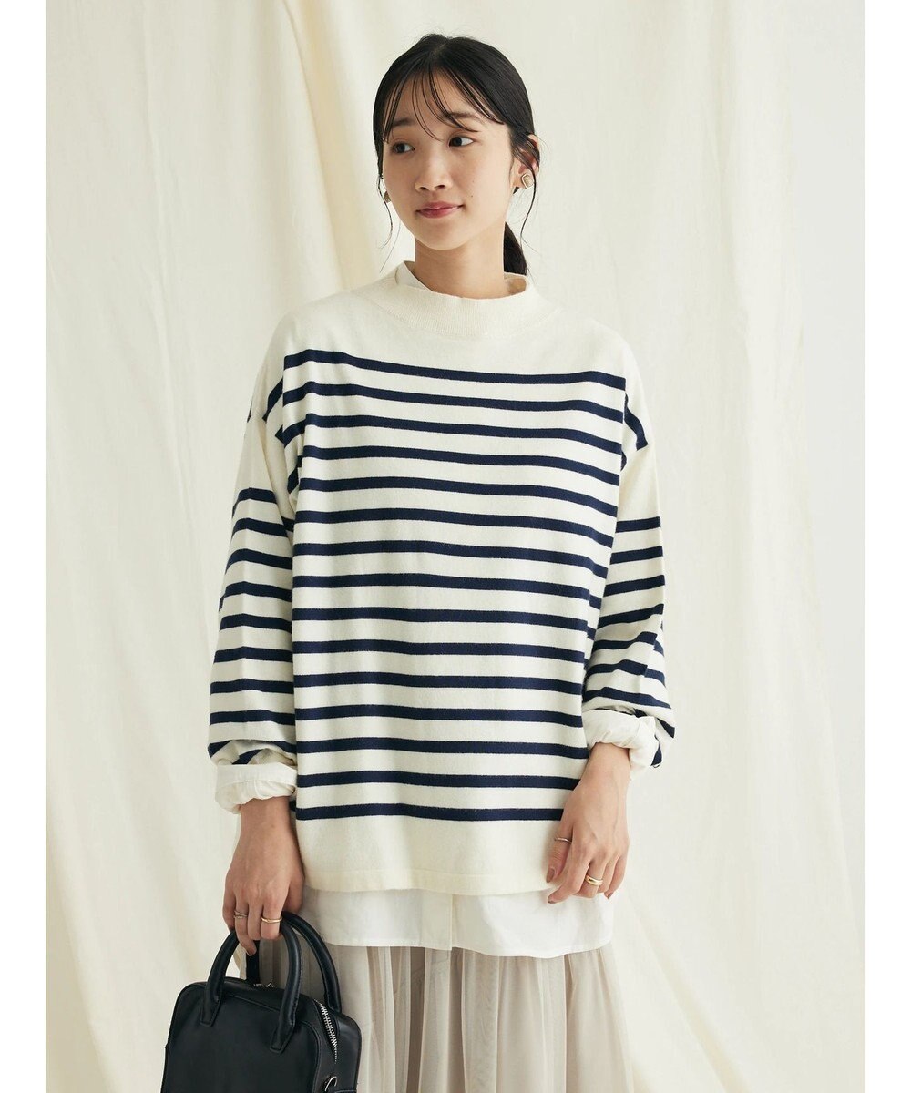 CRAFT STANDARD BOUTIQUE とてもちボーダーニットプルオーバー 