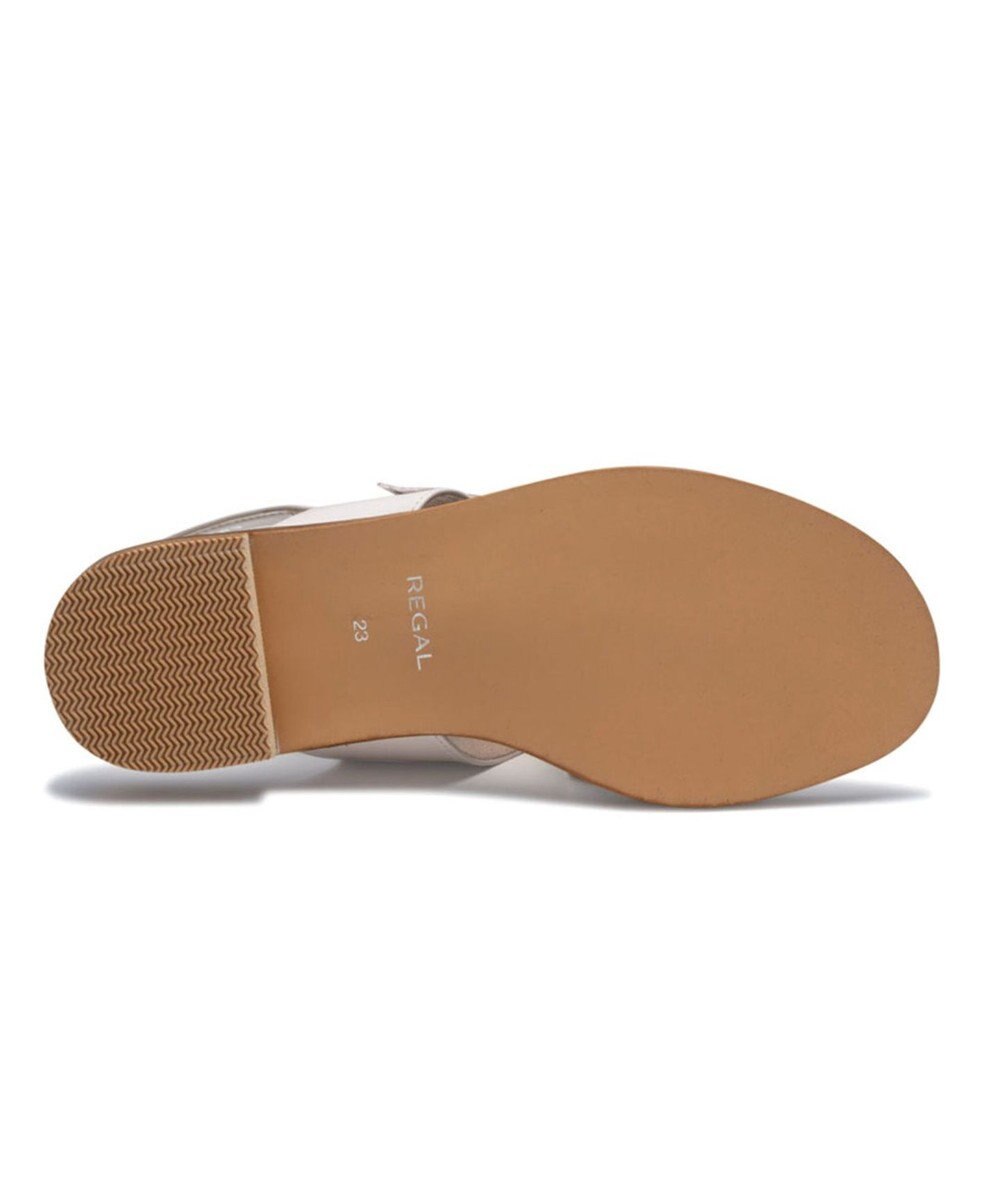 REGAL FOOT COMMUNITY 【リーガルレディース】F36R バックルフラットシューズ フラットシューズ 