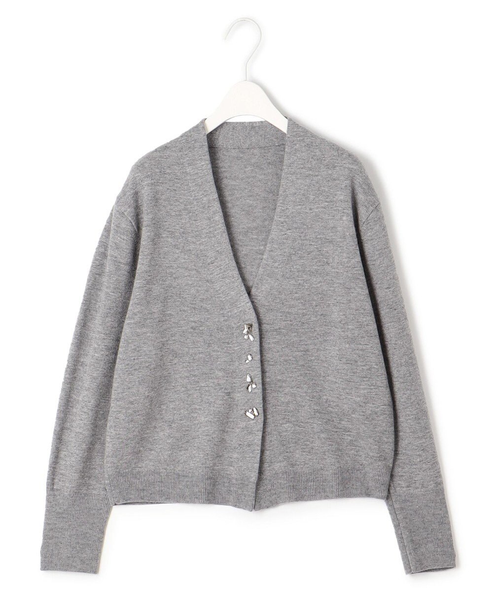 ICB 【洗える】 ジュエルニットカーディガン 