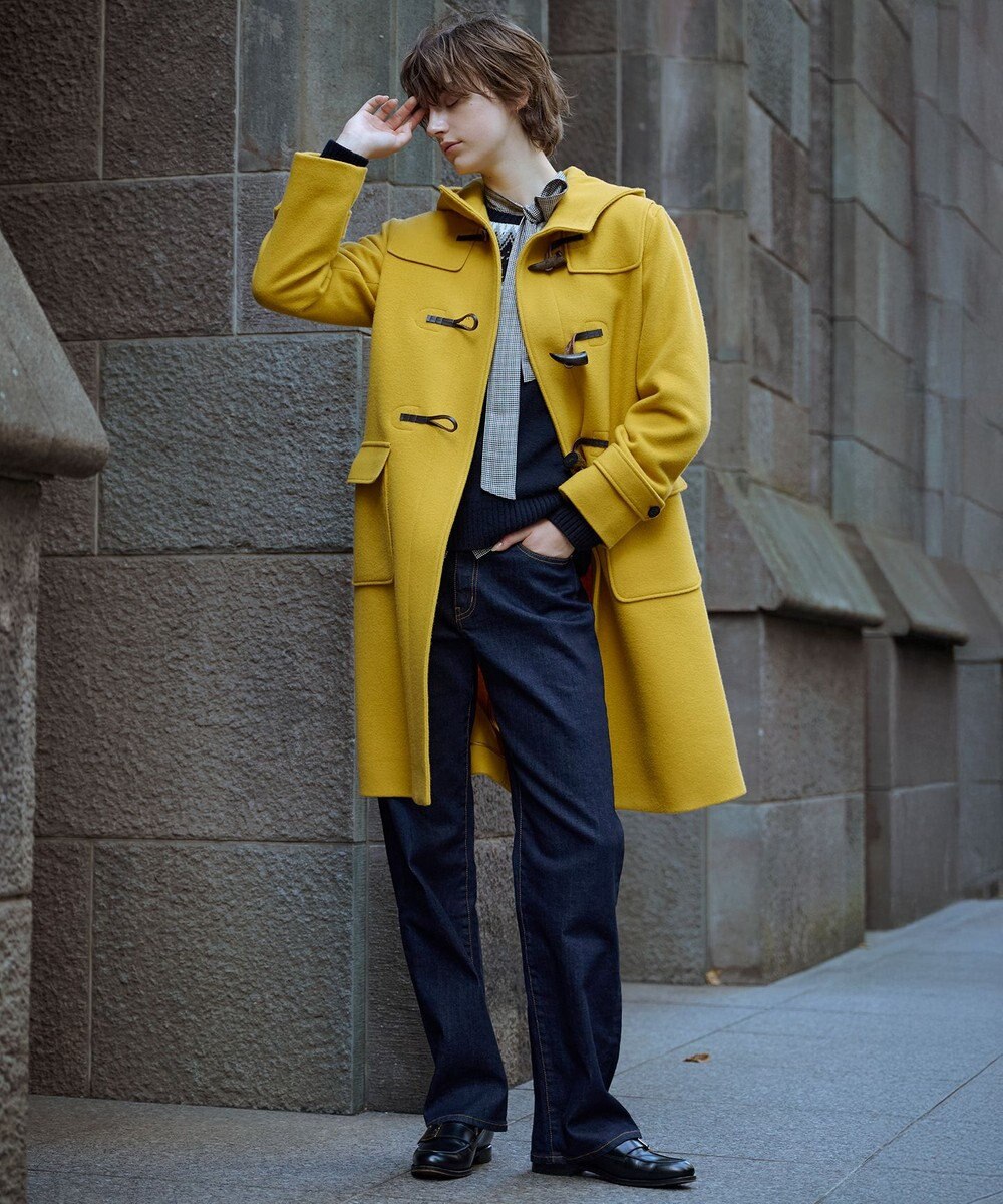 J.PRESS LADIES L Jackal ソフトメルトン ダッフル コート 