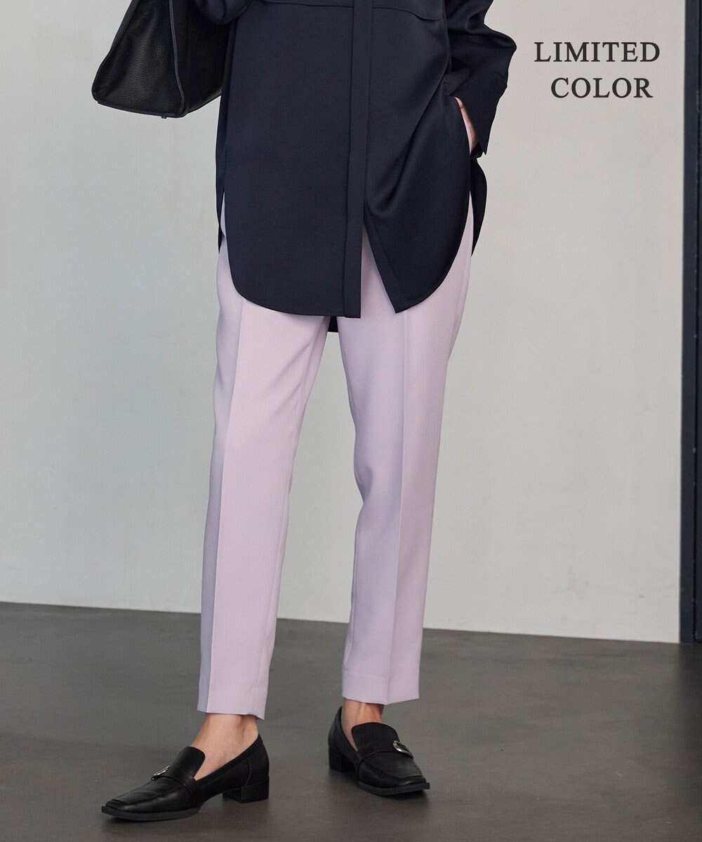 ICB 【新色追加・接触冷感・UVケア・速乾・洗える】FluidBackSatin ドロストパンツ 