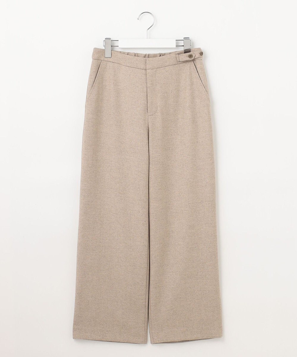 J.PRESS LADIES クラシカル ヘリンボーン セミワイド パンツ 